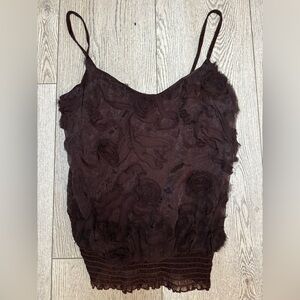Brown Y2K Cami Size M